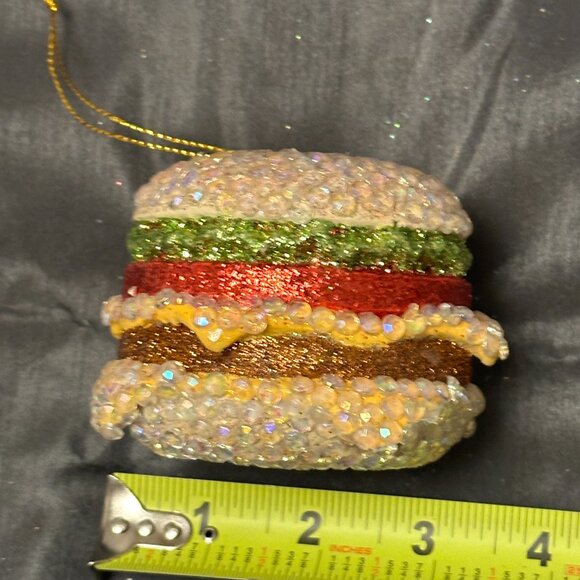 Bejewelled Cheeseburger ornament - Picture 4 of 5